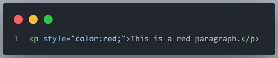 The style Attribute Example
